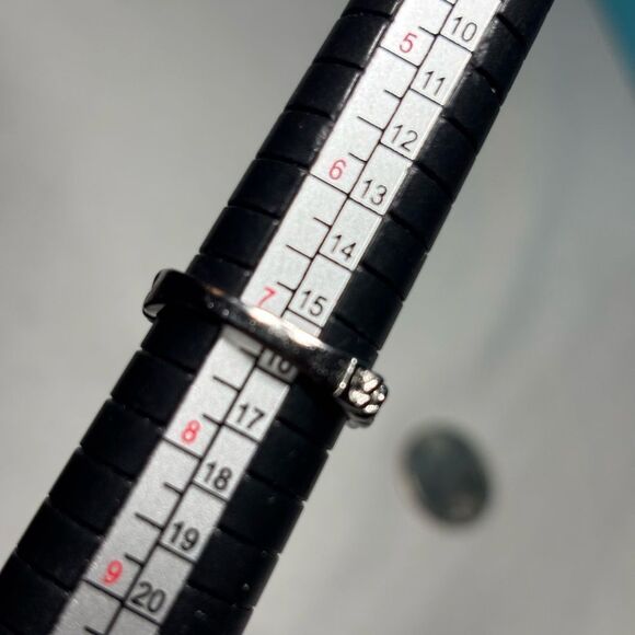 New! Silver Tone Twist Link Ring Size 7 - Picture 5 of 5